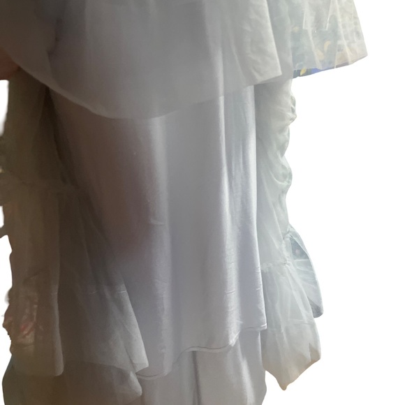 Anthropologie Sheer Tulle Corset Twofer Midi Dress - Picture 12 of 16